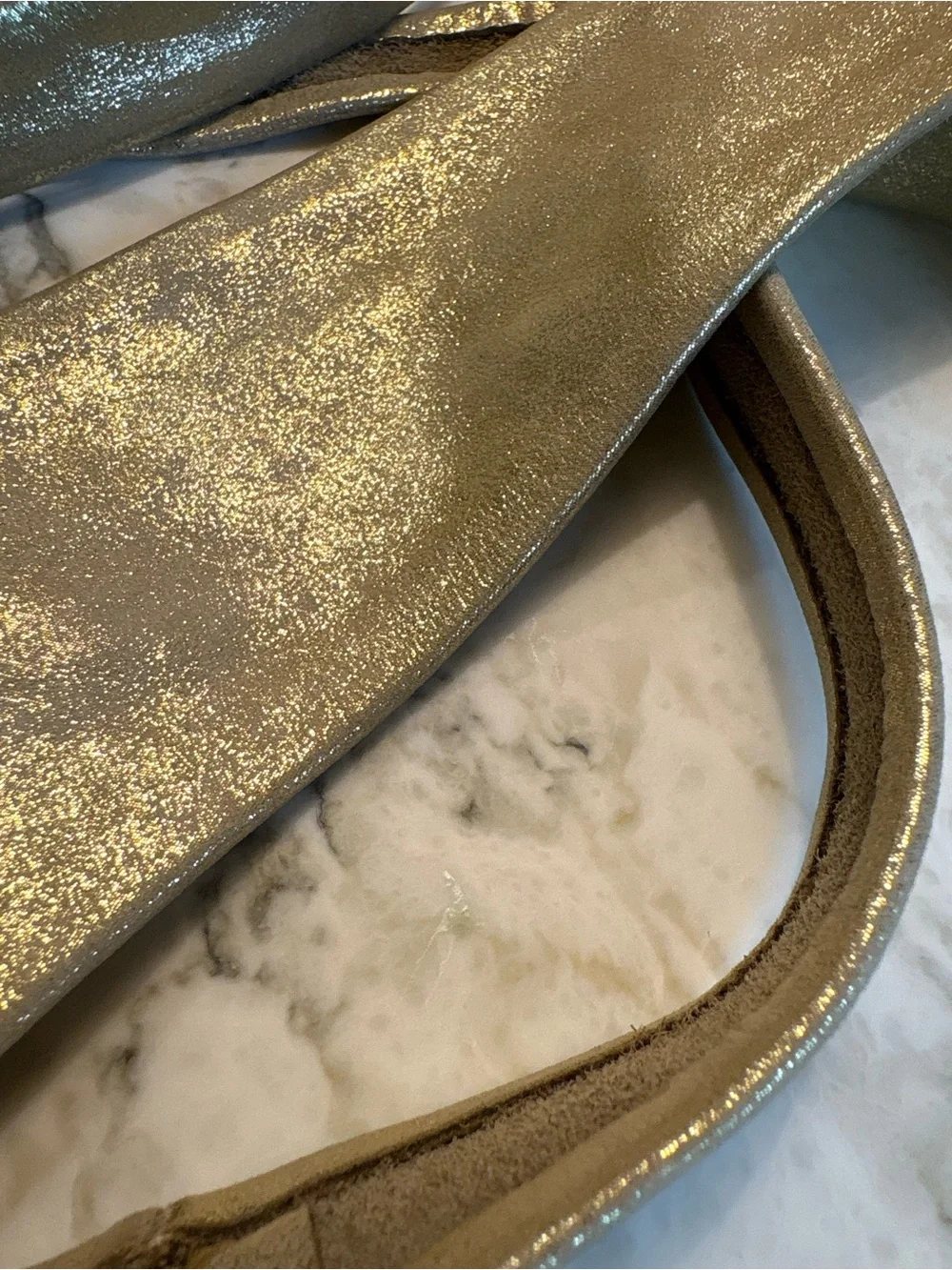 Ada Metallic Gold Wrap Belt